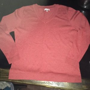 Men's Croft & Barrow casual sweater sz M orange